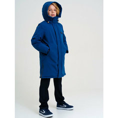 Куртка playToday, размер 134, синий