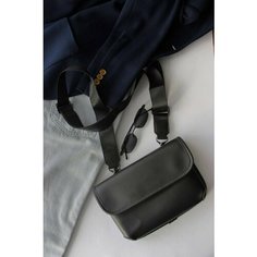 Сумка , фактура гладкая, матовая, лаковая, черный Mens Club