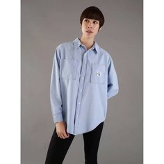 Рубашка Calvin Klein Jeans, размер L, синий