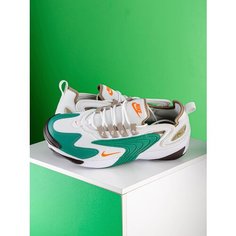 Кроссовки NIKE Zoom 2K, размер 41.5 RU, белый, зеленый, оранжевый, мультиколор