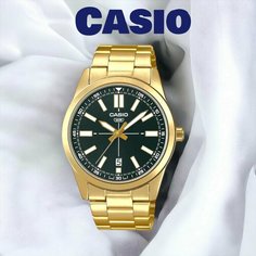 Наручные часы CASIO, золотой, черный