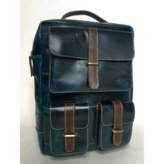 Рюкзак Black Buffalo Bags, фактура гладкая, голубой