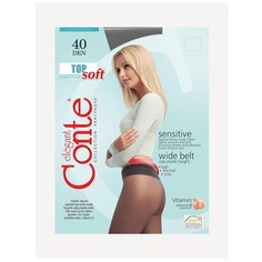 Колготки Conte elegant Top soft 40, 40 den, размер 4, grafit