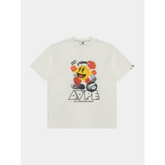 Футболка Aape Pac-Man Graphic #1, размер XL, белый