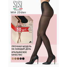 Колготки Sisi Mia, 20 den, 10 шт., размер 4, nero