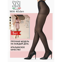 Колготки Sisi Mia, 40 den, 5 шт., размер 3, мультиколор