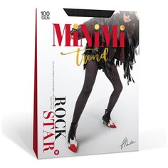 Колготки MiNiMi Rock Star, 100 den, размер 3, nero