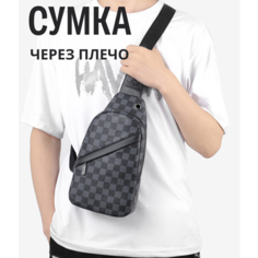 Сумка кросс-боди , фактура зернистая, черный Da&Ki