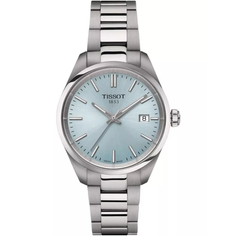 Наручные часы TISSOT T-Classic, серебристый/голубой