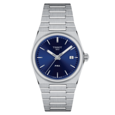 Наручные часы TISSOT PRX, синий/серебристый