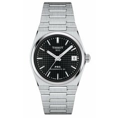 Наручные часы TISSOT PRX, серебристый/черный