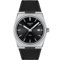 Наручные часы TISSOT PRX, черный/серый
