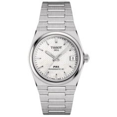 Наручные часы TISSOT PRX, серебристый, белый