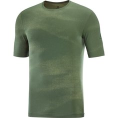 Футболка спортивная Salomon ESSENTIAL SEAMLESS, 1 шт., размер M, оливковый