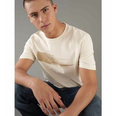 Футболка CALVIN KLEIN, размер XXL, жемчужный