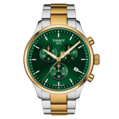 Наручные часы TISSOT T-Classic, серебристый/золотистый/зеленый