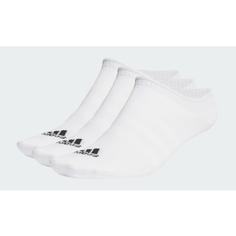 Носки adidas, комплект, 3 пары, размер XL INT, white/black