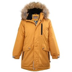 Парка KISU, размер 128, Желтый