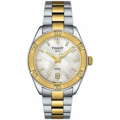 Наручные часы TISSOT T-Classic, серебристо-золотистый