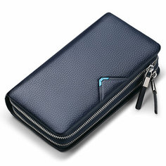 Портмоне , фактура зернистая, синий Tm.Polo