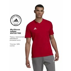 Футболка adidas, размер M, крacный