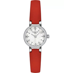 Наручные часы TISSOT T-Lady, красный, белый, серебряный