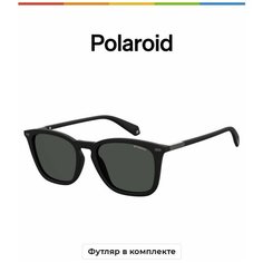 Солнцезащитные очки Polaroid, серый..