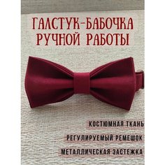 Галстук ZamDina, красный, коричневый