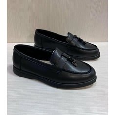 Лоферы , размер 38, черный Без бренда