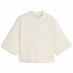 Футболка PUMA CLASSICS Oversized Tee, размер XS, молочный