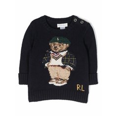 Свитшот Ralph Lauren Polo Bear, размер 12 мес, синий