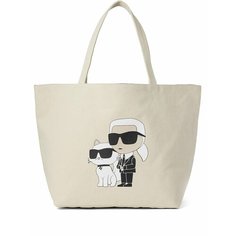 Сумка тоут Karl Lagerfeld, коричневый