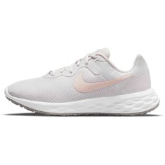 Кроссовки NIKE REVOLUTION 6 NEXT NATURE W, полнота F (EU)/ на среднюю стопу, размер 6US, розовый/белый
