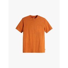 Футболка Levis SS POCKET TEE RLX, размер L, оранжевый Levis®