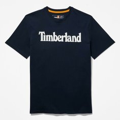 Футболка Timberland, размер L, темно-синий