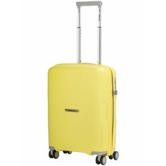 Чемодан Robinzon Santorini Plus 2.0, 37 л, желтый