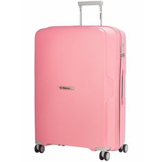 Чемодан Robinzon Santorini Plus 2.0, 103 л, розовый