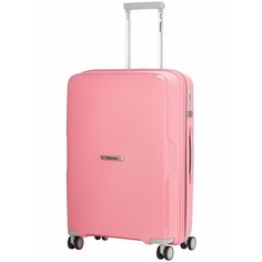 Чемодан Robinzon Santorini Plus 2.0, 70 л, розовый