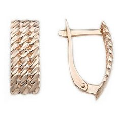 Серьги The Jeweller, красное золото, 585 проба, , золотистый