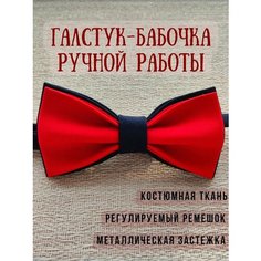 Галстук ZamDina, синий, красный