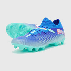 Бутсы PUMA, размер 8.5 UK, синий