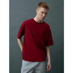 Футболка Ticle, размер 46, бордовый/темно-бордовый