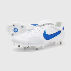 Бутсы NIKE, размер 9.5 US, белый