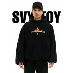 Худи SVYATOY, размер one size, , черный