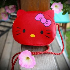 Сумка , красный Hello Kitty