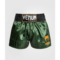 Шорты спортивные Venum, размер M, золотой, черный, зеленый