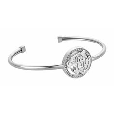 Браслет Just Cavalli, искусственный камень, кристаллы Swarovski, серебряный