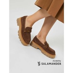 Лоферы Salamander, размер 40, коричневый