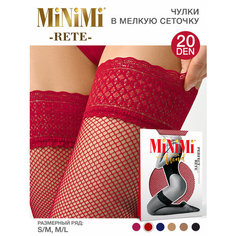 Чулки MiNiMi Rete, 20 den, размер 4, bordo