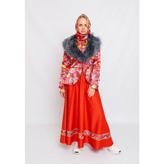 Костюм женский на масленицу Матрена (52) пуговка